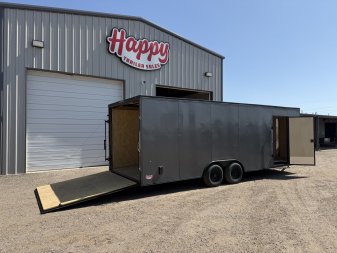 Used *USED* 2024 Compass 8.5'x24' Enclosed Cargo Trailer- Indigo