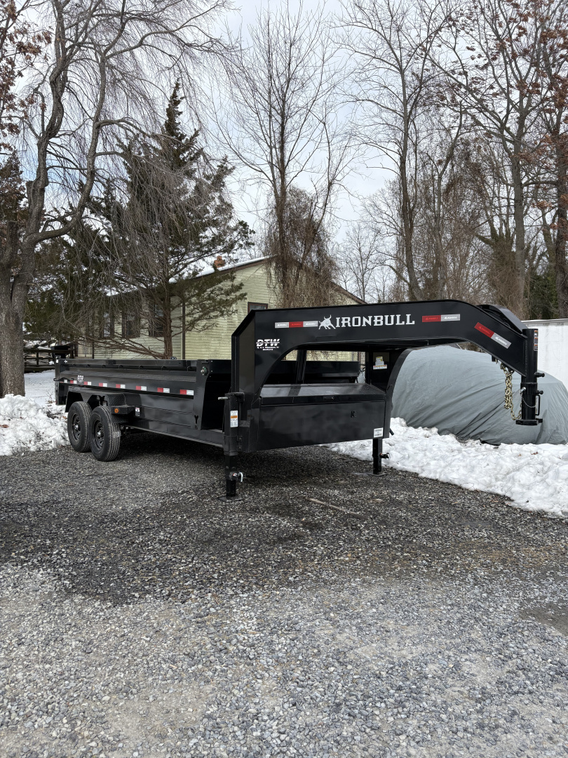 New 2026 Iron Bull 7X16DTG-15K GVWR Dump Trailer