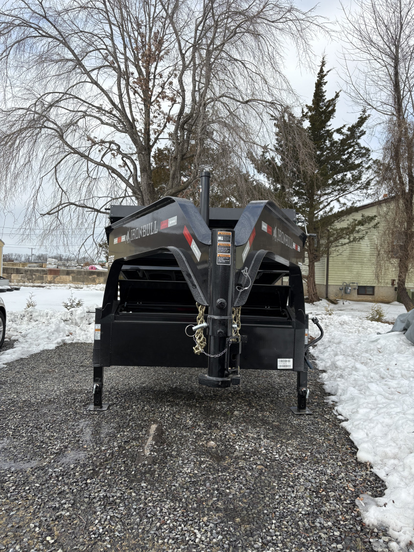 New 2026 Iron Bull 7X16DTG-15K GVWR Dump Trailer