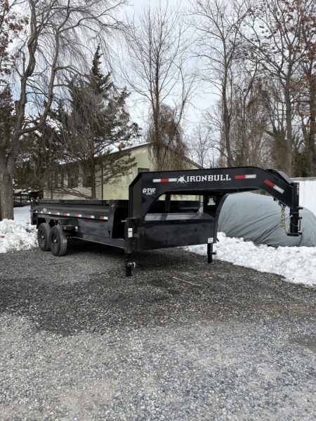 New 2026 Iron Bull 7X16DTG-15K GVWR Dump Trailer