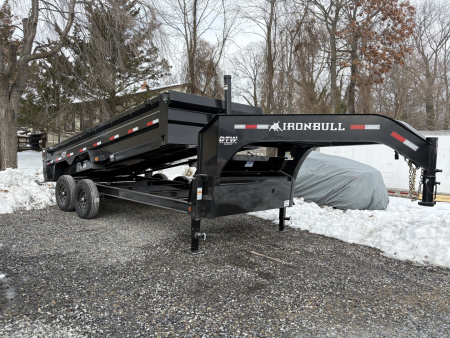 New 2026 Iron Bull 7X16DTG-15K GVWR Dump Trailer