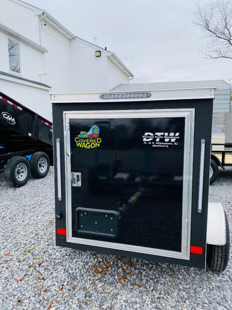 New 2023 Covered Wagon Trailers 4x6SA-2K GVWR Cargo / Enclosed Trailer