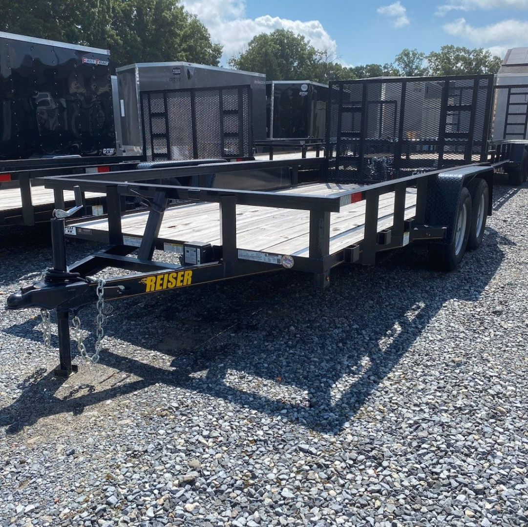 New 2023 REISER TRAILERS 6.4X14TA- 7k GVWR Utility Trailer