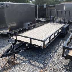 New 2023 CAM SUPERLINE 7x18 - TA - 7K GVWR Utility Trailer