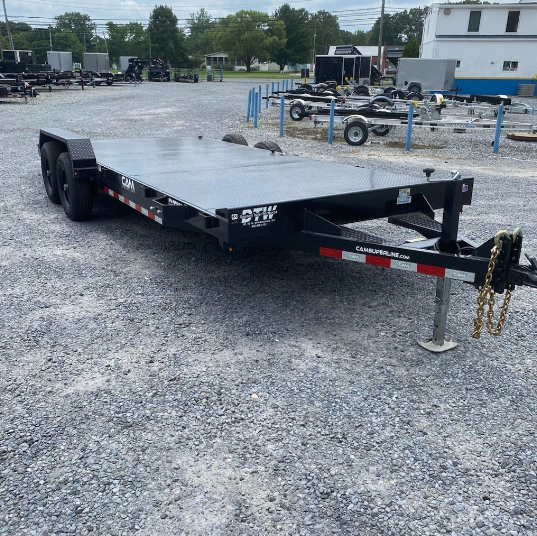 New 2023 CAM SUPERLINE Steel Deck Car Hauler 5CAM20CHS