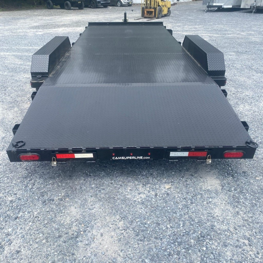 New 2023 CAM SUPERLINE Steel Deck Car Hauler 5CAM20CHS