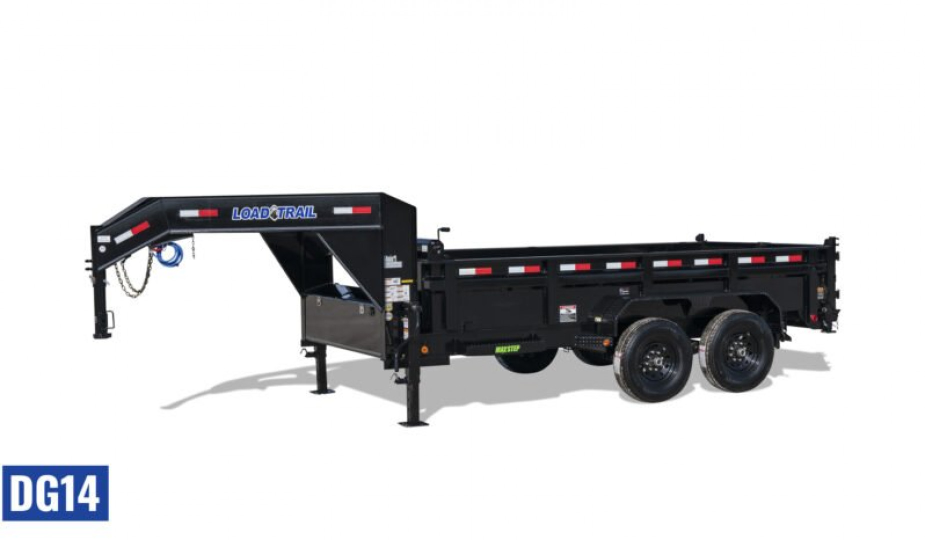 New 83" X 16' TANDEM AXLE GOOSENECK LOW-PRO DUMP