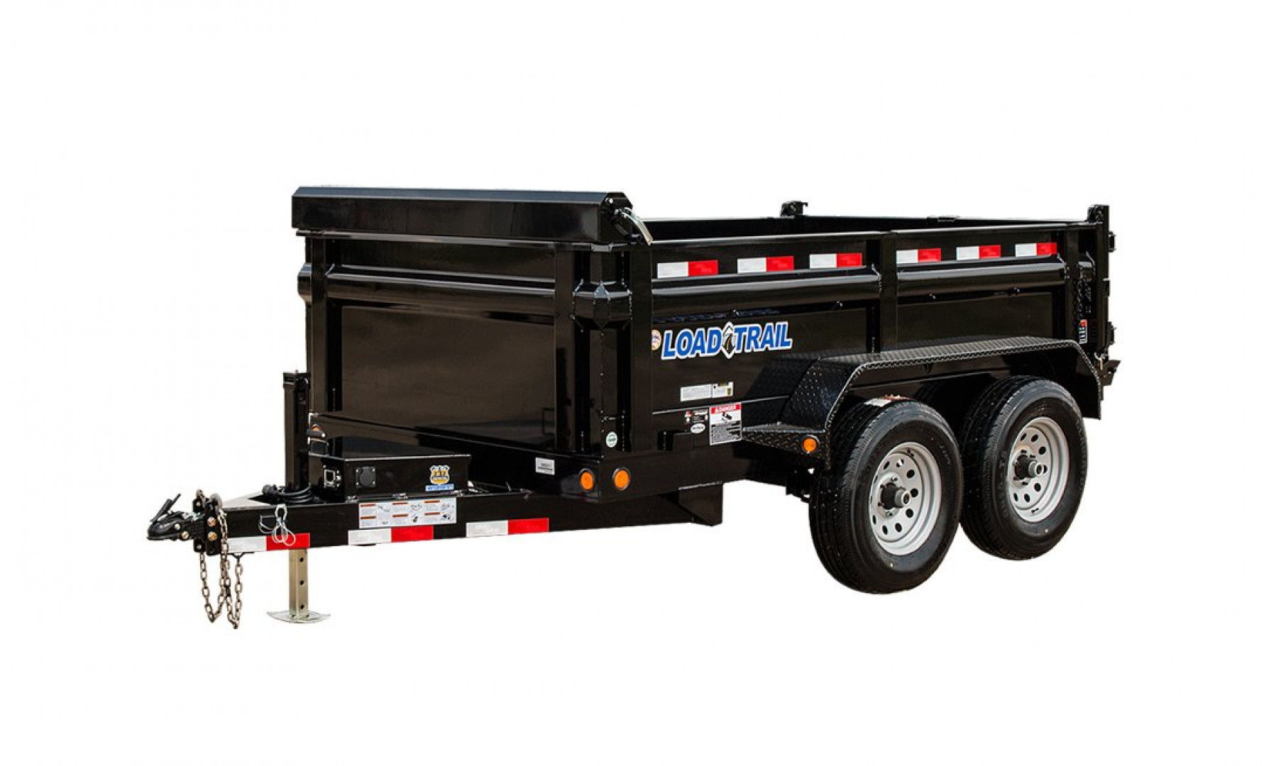 New 72" X 12' TANDEM AXLE DUMP