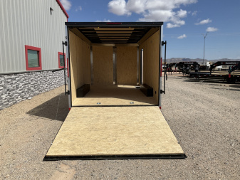 New 2025 Compass 8.5x16' Enclosed Cargo Trailer - Indigo DLX