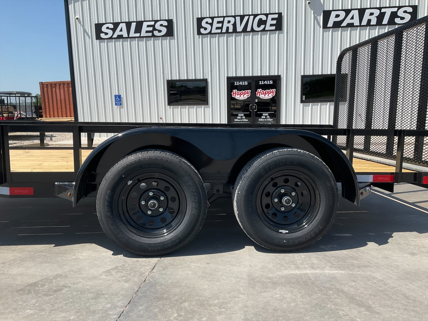 New 2025 Delco 83"x14' Tandem Axle Utility Trailer - U6