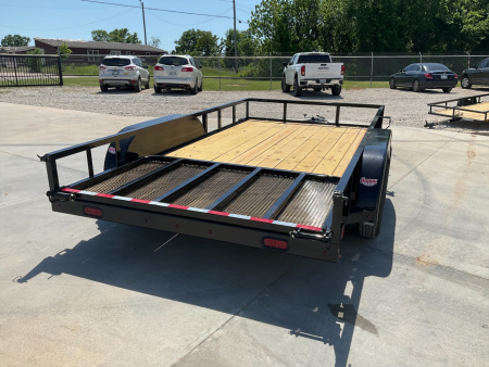 New 2025 Delco 83"x14' Tandem Axle Utility Trailer - U6