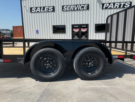 New 2025 Delco 83"x14' Tandem Axle Utility Trailer - U6