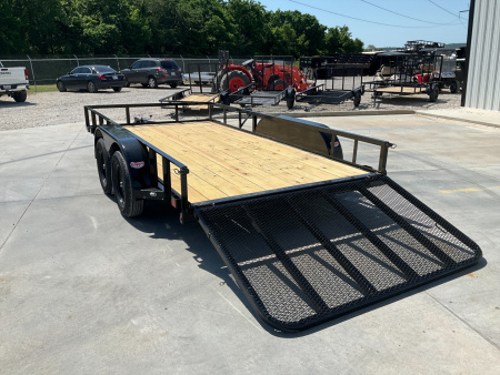 New 2025 Delco 83"x14' Tandem Axle Utility Trailer - U6