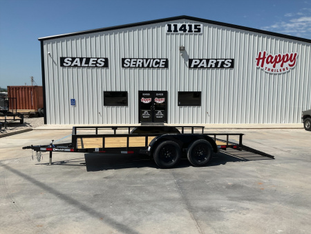 New 2025 Delco 83"x14' Tandem Axle Utility Trailer - U6