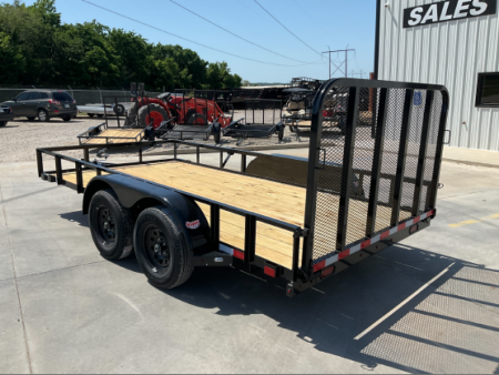 New 2025 Delco 83"x14' Tandem Axle Utility Trailer - U6