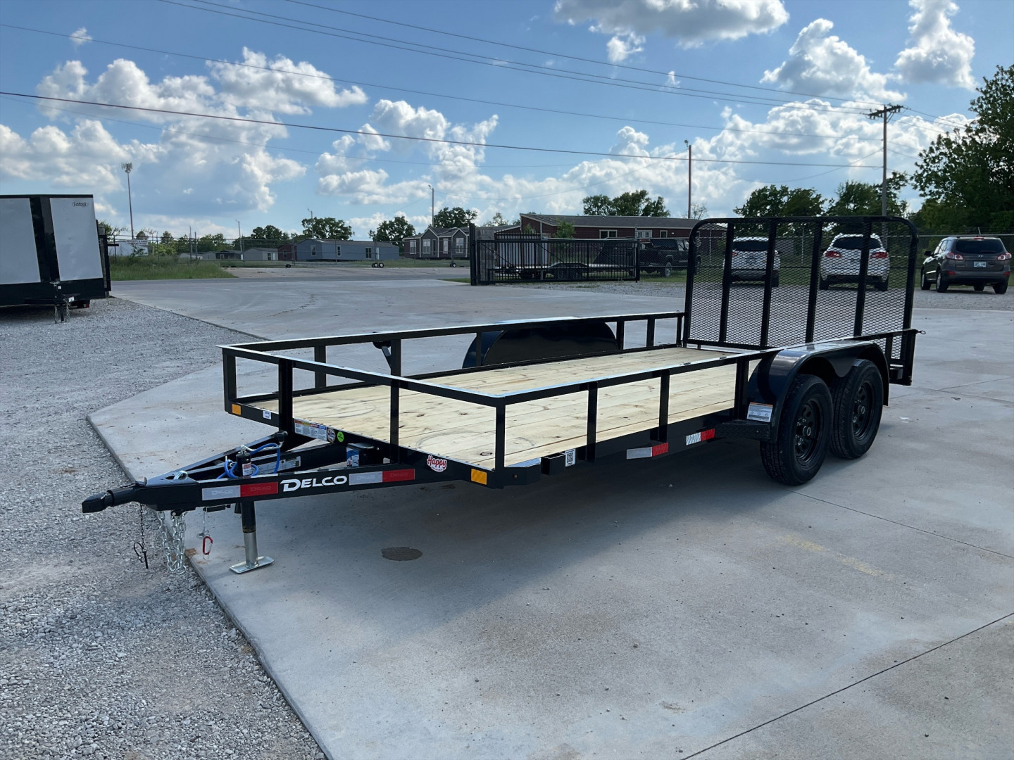 New 2025 Delco 83"x16' Tandem Axle Utility Trailer - U6
