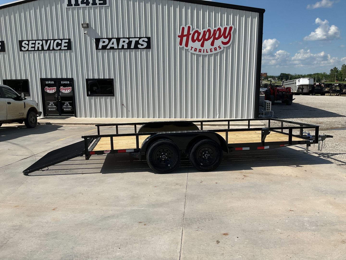 New 2025 Delco 83"x16' Tandem Axle Utility Trailer - U6