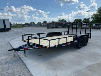 2025 Delco 83"x16' Tandem Axle Utility Trailer - U6