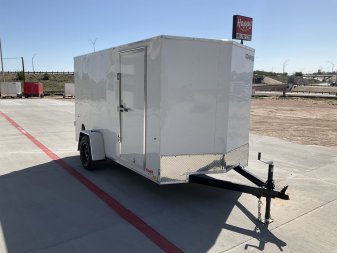 New 2025 Compass 6'x12' Enclosed Cargo Trailer - Indigo DLX