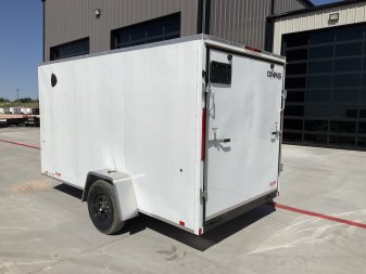 New 2025 Compass 6'x12' Enclosed Cargo Trailer - Indigo DLX
