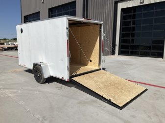 New 2025 Compass 6'x12' Enclosed Cargo Trailer - Indigo DLX