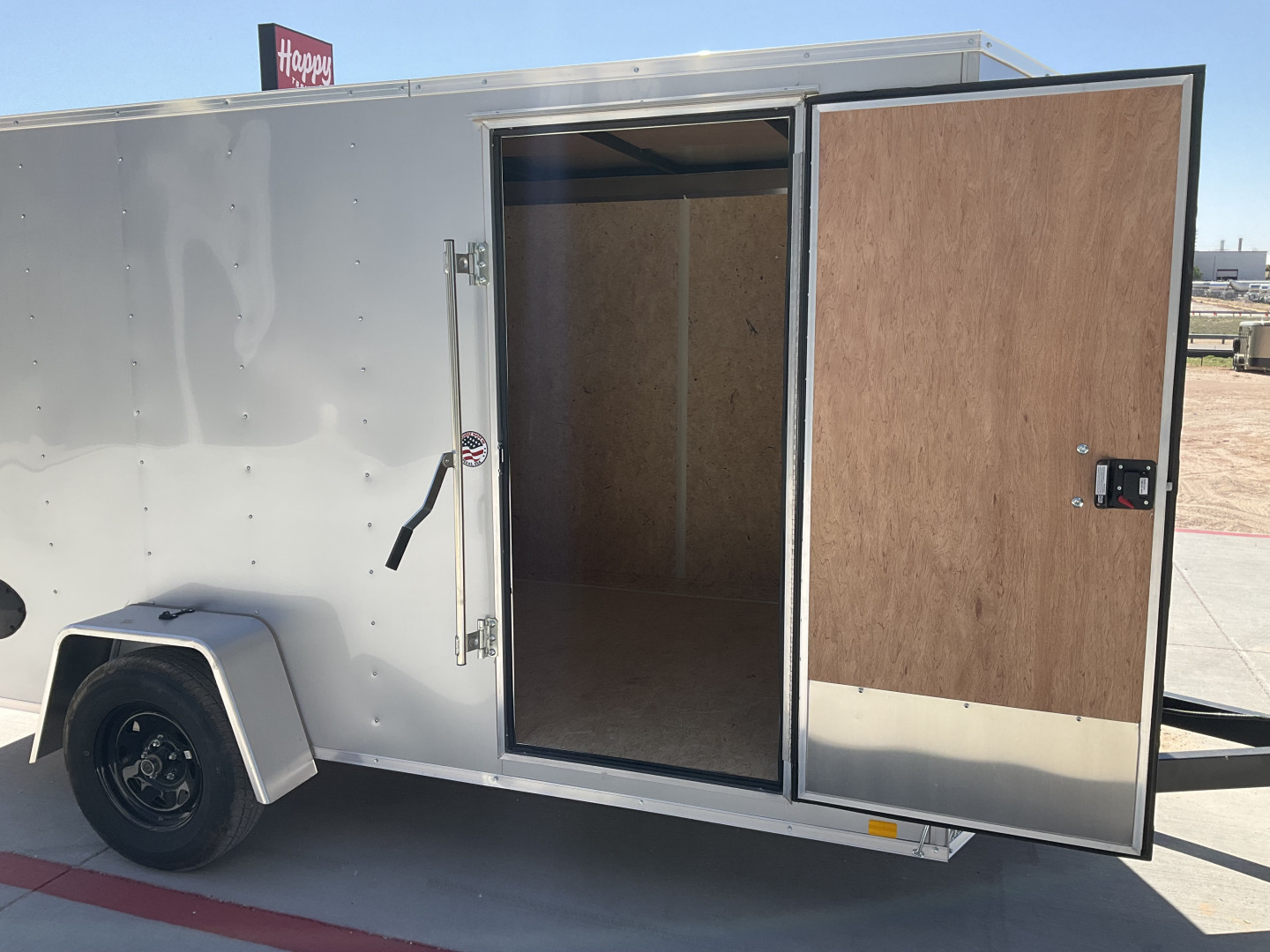 New 2025 Compass 6'x12' Enclosed Cargo Trailer - Indigo DLX