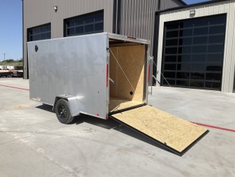 New 2025 Compass 6'x12' Enclosed Cargo Trailer - Indigo DLX