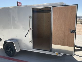 New 2025 Compass 6'x12' Enclosed Cargo Trailer - Indigo DLX