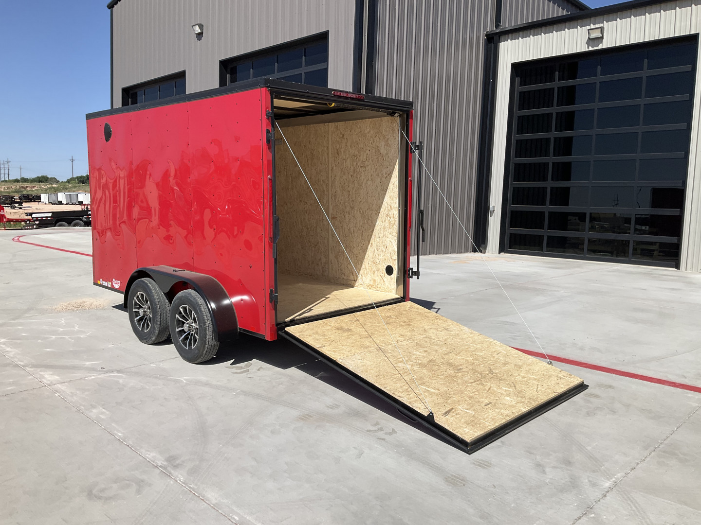 New 2025 Compass 6'x12' Enclosed Cargo Trailer - Indigo DLX