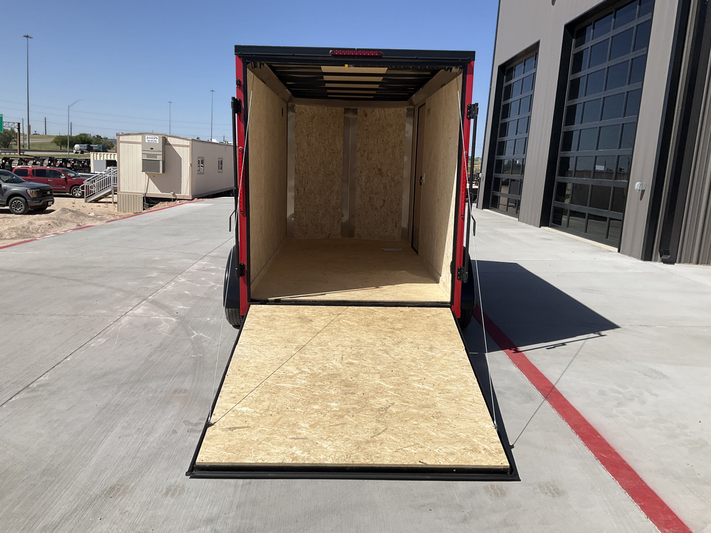 New 2025 Compass 6'x12' Enclosed Cargo Trailer - Indigo DLX