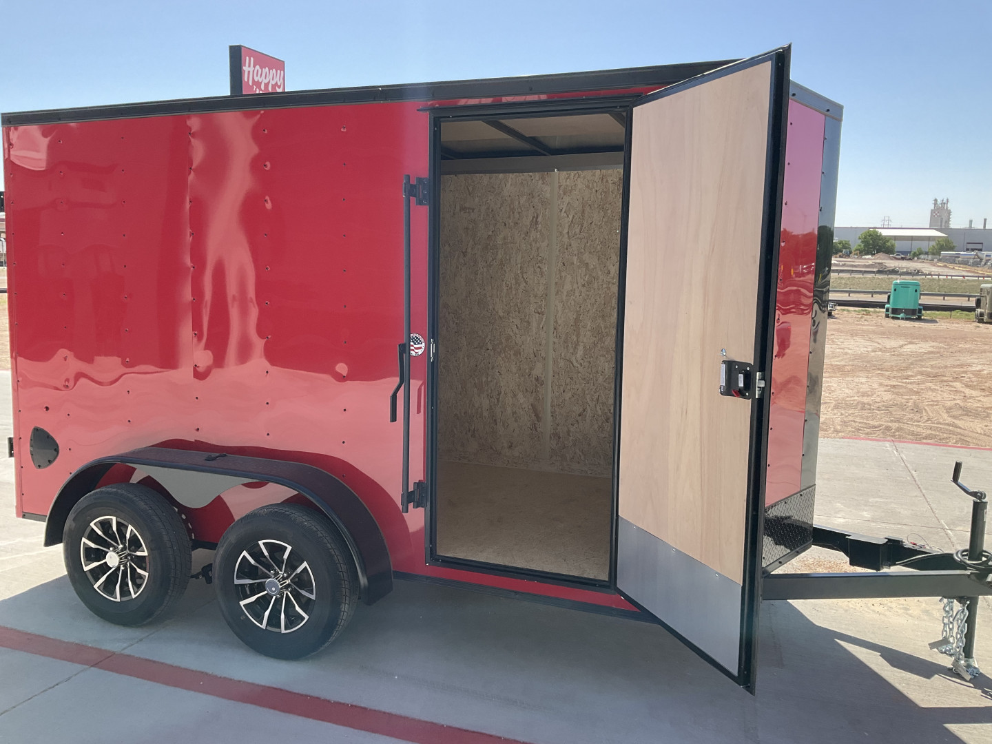 New 2025 Compass 6'x12' Enclosed Cargo Trailer - Indigo DLX