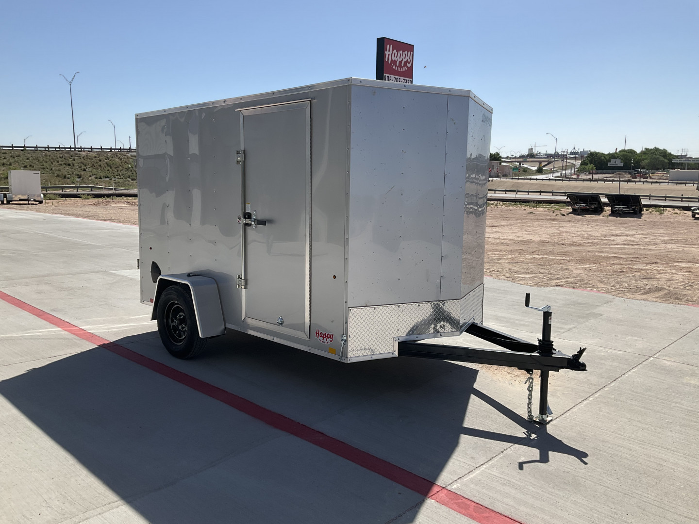 New 2025 Compass 6'x10' Enclosed Cargo Trailer - Indigo DLX