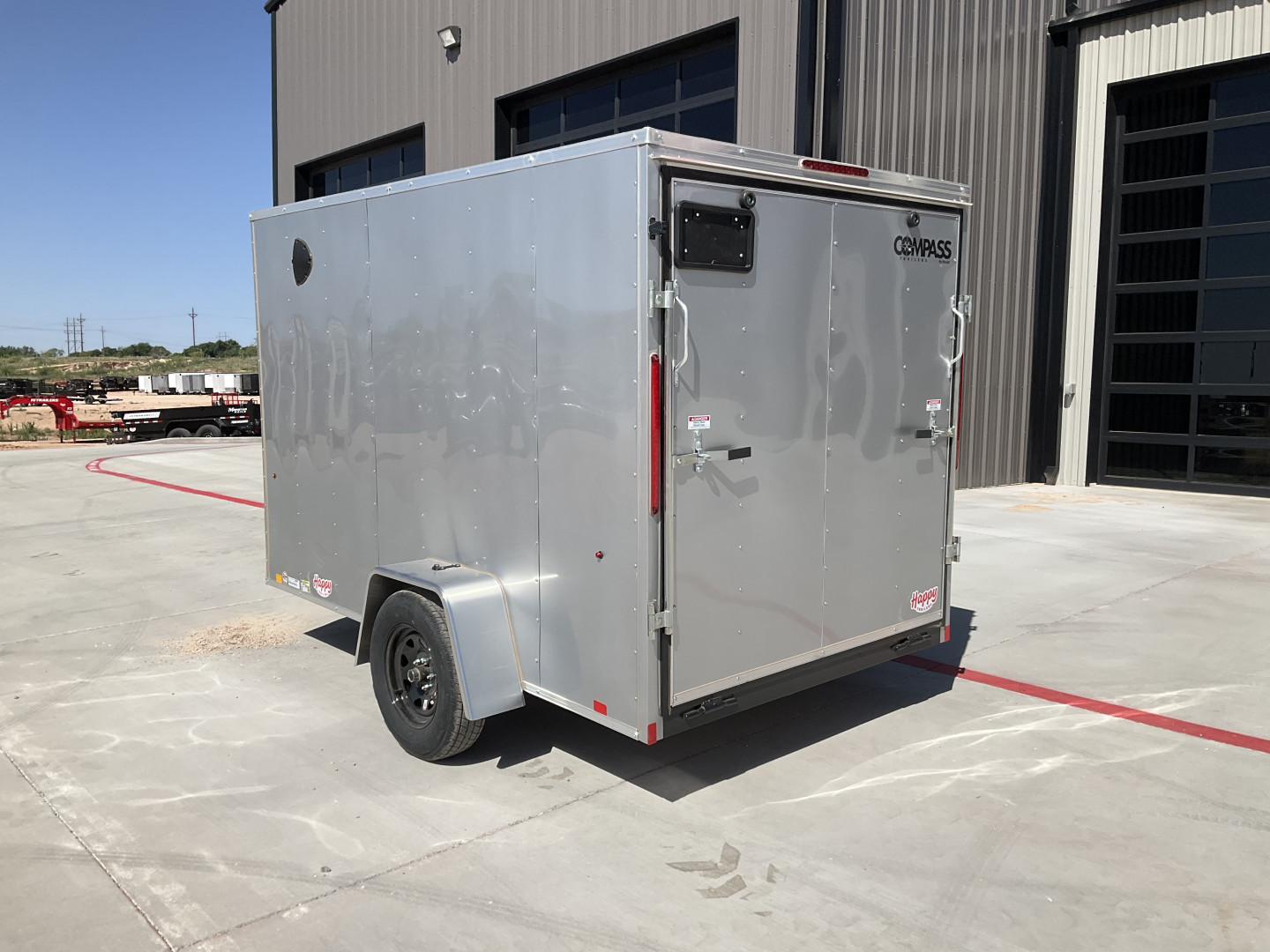 New 2025 Compass 6'x10' Enclosed Cargo Trailer - Indigo DLX