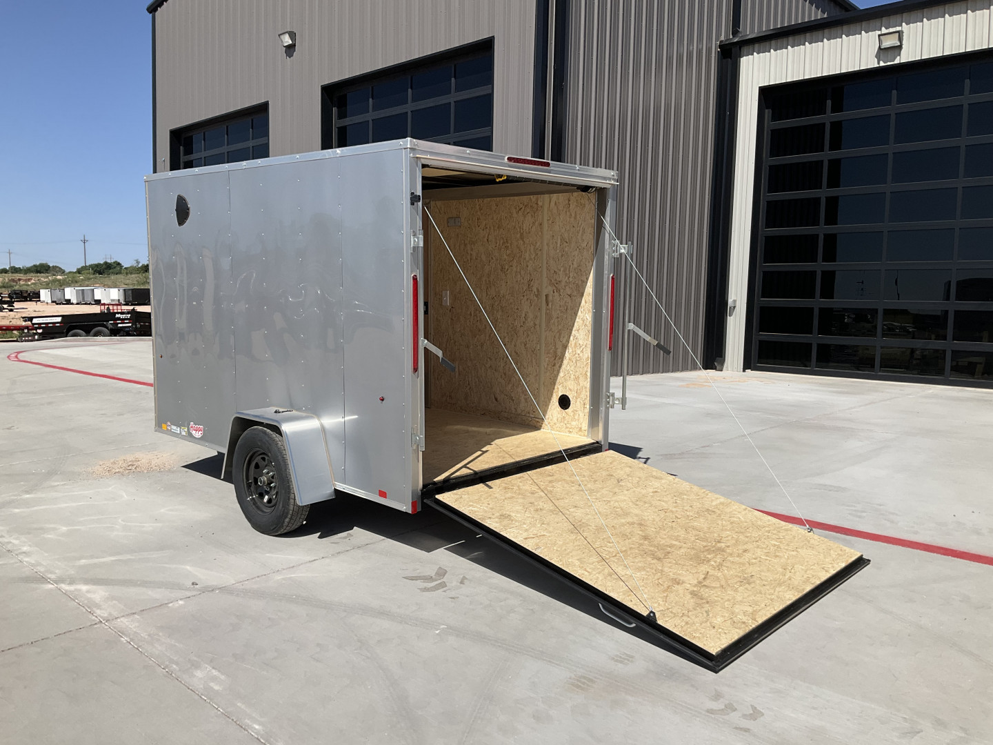 New 2025 Compass 6'x10' Enclosed Cargo Trailer - Indigo DLX