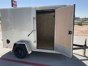 New 2025 Compass 6'x10' Enclosed Cargo Trailer - Indigo DLX