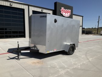 2025 Compass 6'x10' Enclosed Cargo Trailer - Indigo DLX