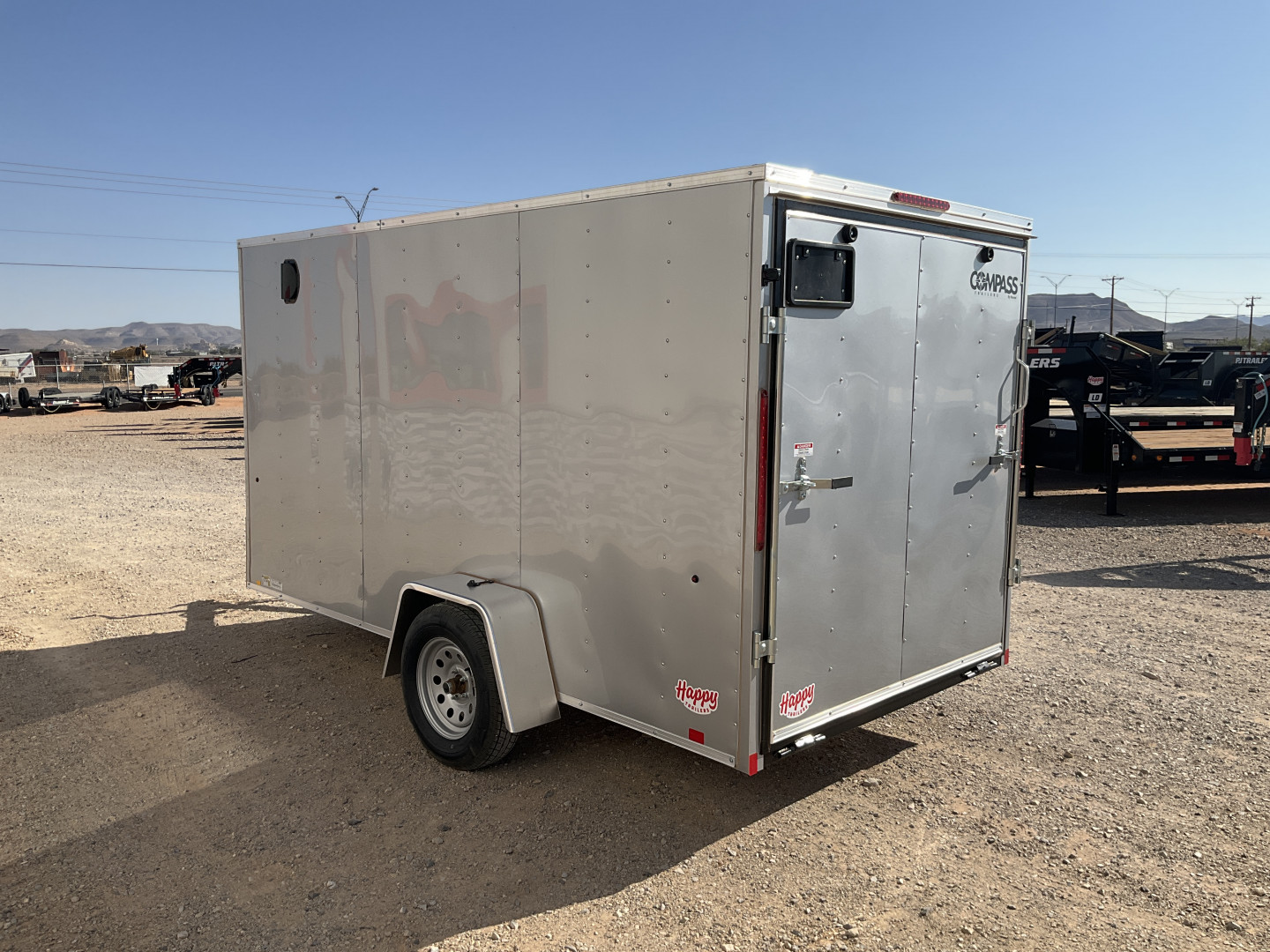 New 2025 Compass 6'x12' Enclosed Cargo Trailer - Indigo DLX