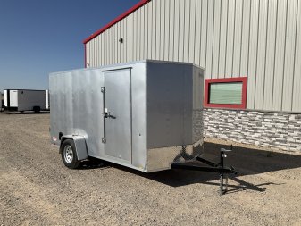 2025 Compass 6'x12' Enclosed Cargo Trailer - Indigo DLX