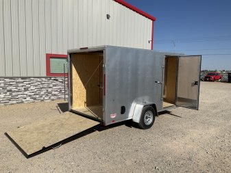 New 2025 Compass 6'x12' Enclosed Cargo Trailer - Indigo DLX