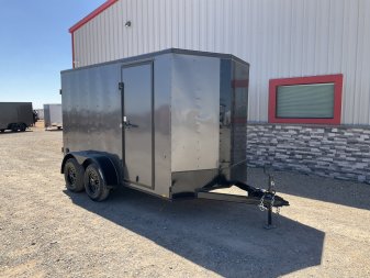 2025 Compass 6'x12' Enclosed Cargo Trailer - Indigo DLX