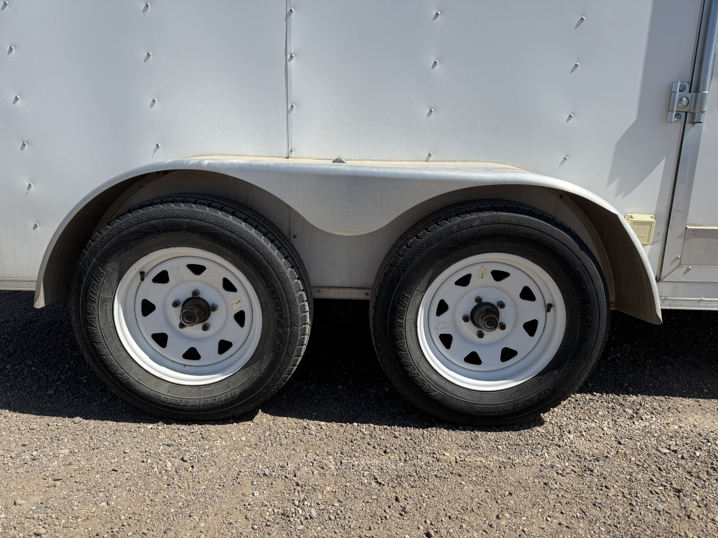 Used *USED* 2017 Lark 7'x12' Enclosed Cargo Trailer