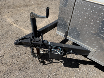 Used *USED* 2017 Lark 7'x12' Enclosed Cargo Trailer