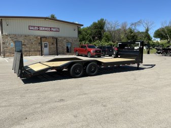 New 2026 PJ 102"x24' GN 6" Channel Super-Wide Equipment Trailer - B6