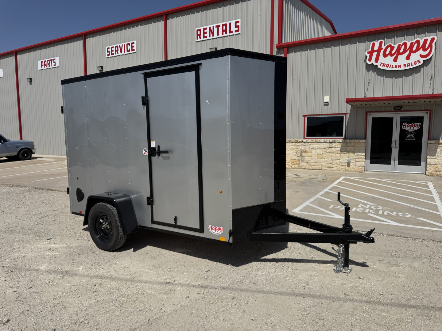 New 2025 Compass 5'x10' Enclosed Cargo Trailer - Indigo DLX
