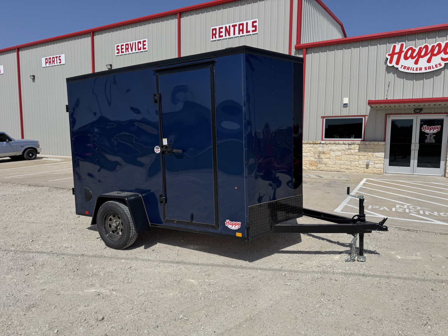 New 2025 Compass 6'x10' Enclosed Cargo Trailer - Indigo DLX
