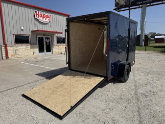 New 2025 Compass 6'x10' Enclosed Cargo Trailer - Indigo DLX
