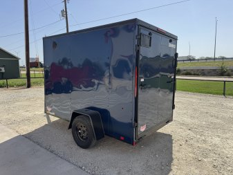 New 2025 Compass 6'x10' Enclosed Cargo Trailer - Indigo DLX