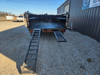 New 2026-Iron-Bull-Trailers-83”x16’-22k-Telescopic-Dump-w/3’-Sides-Black-1906551