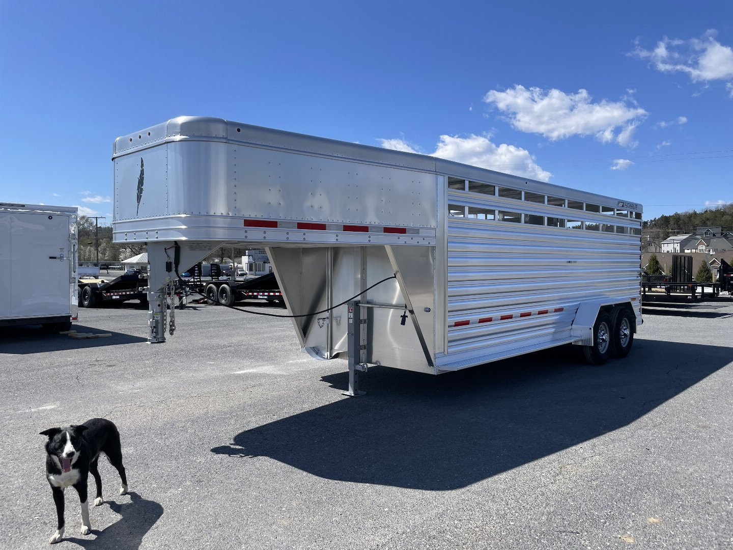 New 2026 Featherlite Trailers 8117-6'7"x20'x6'6" Stock Trailer