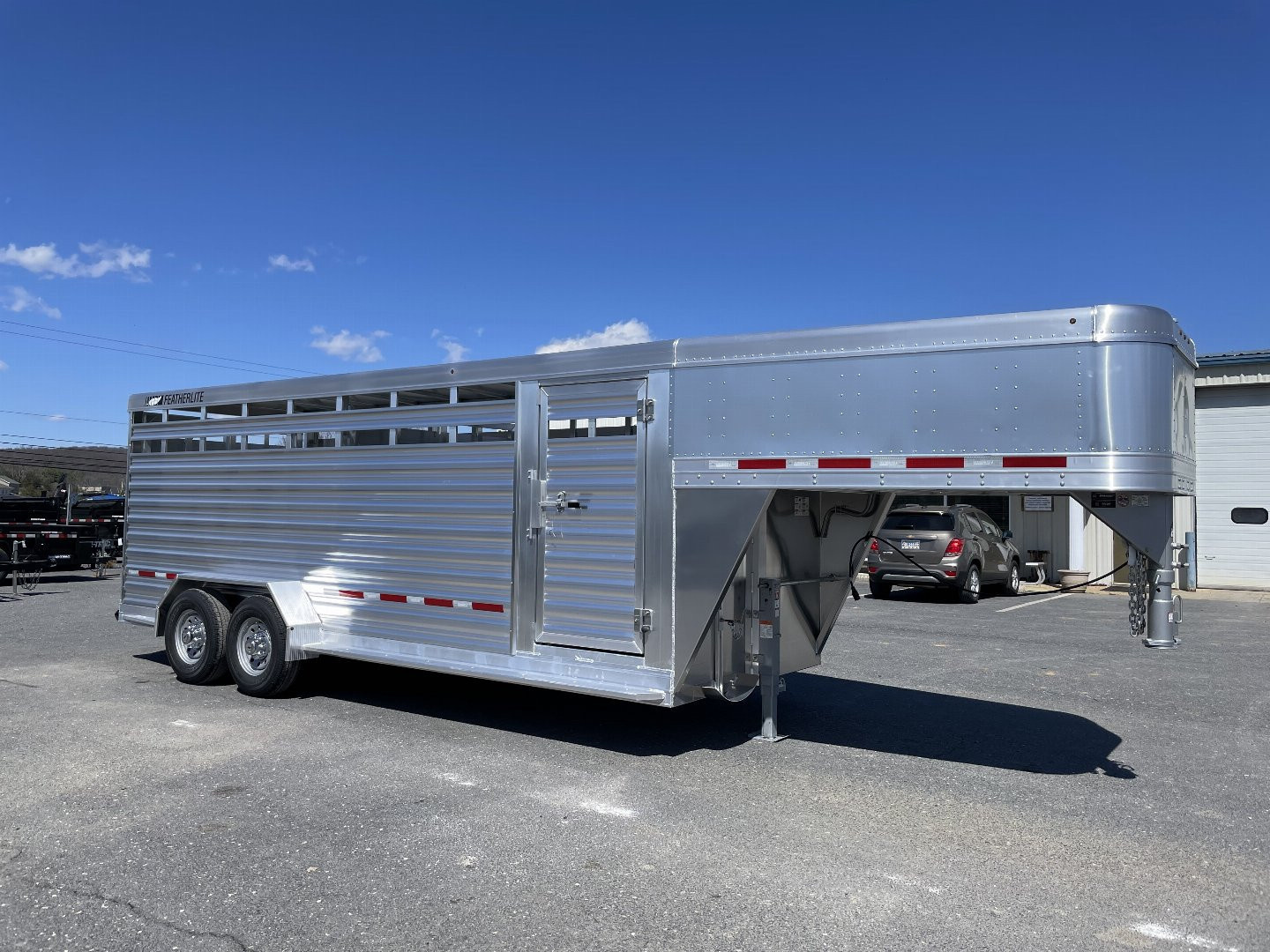 New 2026 Featherlite Trailers 8117-6'7"x20'x6'6" Stock Trailer